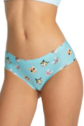 Julimex Chiloți fără cusătură Cats Simple Classic albastru, XL