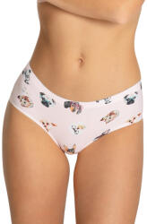 Julimex Chiloți fără cusătură Dogs Simple Classic roz deschis, XL