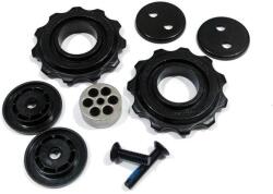 Sram X4, SX4 váltógörgő készlet (alsó és felső), 11T, sikló csapágyas, műanyag, fekete