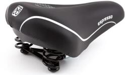 Csepel Espresso városi komfort nyereg, 275x180 mm, fekete