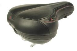 Velo Senseo Shift városi komfort nyereg, 269x215 mm, felnyitható, fekete