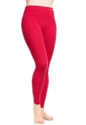 BRUBECK Női téli thermo leggings Extreme Wool LE11130 M vörös