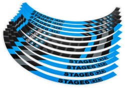 Stage6 MX_S6-0517.2/BL Felni Matrica Készlet 17" Motorhoz - Kék