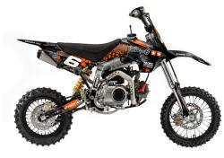 Stage6 MX_S6-059901/BK Grafikai Készlet Pit Bike Ycf Pilot / - Fekete, Narancs