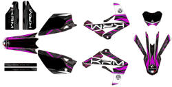 KRM MX_KR545F Grafikai Készlet Rieju Mrt 2009 - 2022 - Lila
