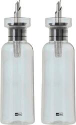 AdHoc Dozatoare pentru ulei sau oțet Aroma Pour, 300 ml, transparente, gri, set 2 buc (AH-BZ77)