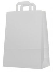  Papírtáska szalagfüles 260x120x350 mm fehér (102635F) - nyomtassingyen