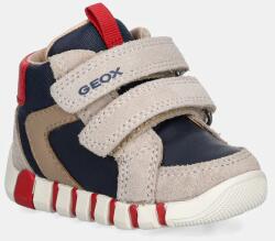 GEOX gyerek bőr sportcipő IUPIDOO - bézs 19