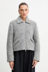 HUGO BOSS baba gyapjúkeverék pulóver - szürke 42 - answear - 159 990 Ft