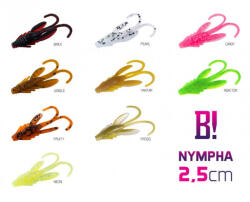 Delphin BOMB! Gumihal Nympha / 10db 2, 5cm/BRICK (690040301)