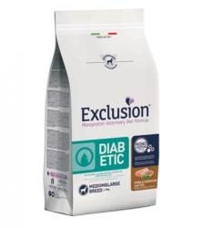 Exclusion Diabetic Pork & Sorghum Medium & Large Breed száraz kutyatáp 2 kg