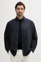 BOSS Orange lenvászon ing - sötétkék M