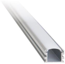 2r Alu Profil LED szalaghoz CC026 PVC borítással KX374 (2méter/db) (L2106203)