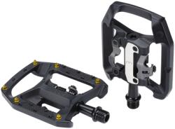 BBB BPD-62 kerékpáros pedál kétfunkciós DualChoice Trail, 90 x 100 mm, matt fekete