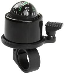  Kerékpár csengő alu fekete iránytűs 420084