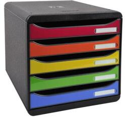 Exacompta Irattároló, műanyag, 5 fiókos, EXACOMPTA "Big-Box Plus Iderama (EX3097298D) - tintasziget