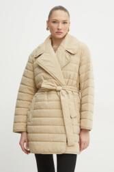 BOSS rövid kabát bézs, átmeneti, oversize, 50535340 - bézs 36