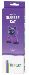 HEY CLAY Figura Pihepuha Sziámi Macska