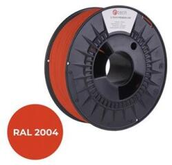 C-TECH Nyomdafüzér (filament) C-TECH PREMIUM LINE, PLA, narancssárga jobb, RAL2004, 1, 75 mm, 1kg 3DF-P-PLA1.75-2004