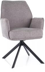 SIGNAL MEBLE Étkezőszék HUGO BREGO | szürke (HUGOBRCSZ)