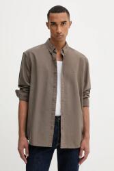 Levi's pamut ing legombolt galléros, barna, relaxed, A7210 - barna S