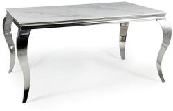 SIGNAL MEBLE Étkezőasztal PRINCE CERAMIC | fehér fényű 90 x 150 cm (PRINCECBCH150)