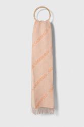 Karl Lagerfeld gyapjú sál - bézs Univerzális méret