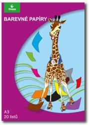 Stepa Színes papír, A3, 80g, 10x2 lap STEPA, vegyes színek (230210530) - kellekanyagonline