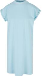 Build Your Brand Lezser pamut ruha állógallérral - Óceánkék | S (BY101-1000343825)