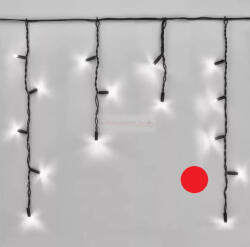 BRAYTRON LED jégcsap fényfüzér ghirlande piros 216 led 5 méter toldható (BS03-00064)