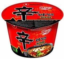 Nongshim Instant tésztaleves Big Bowl Shin Ramyun hot 114g