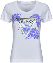 Guess Tricouri mânecă scurtă Femei CN FLOWER TRIANGLE Guess Alb EU XS