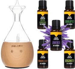 Bilovit Set nebulizator de uleiuri esențiale Bilovit + 5 uleiuri esențiale