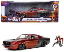  A galaxis őrzői Star-Lord & 1967 Shelby GT-500 fém autó figurával 1: 24 (253225019) (253225019)