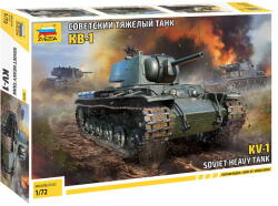 Zvezda KV-1 Soviet Heavy Tank WW II 1: 72 makett harcjármű (5070) (5070)