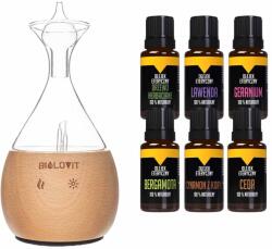 Bilovit Set nebulizator de uleiuri esențiale Bilovit + 6 uleiuri esențiale