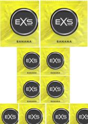  Banán ízű latex óvszer EXS - 10db 100db - diamondsexshop