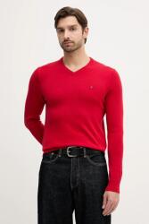 Tommy Hilfiger pamut pulóver piros, MW0MW14745 - piros S