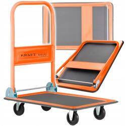 Kraft& Dele Kraft&Dele összehajtható gumikerekes raktári platós szállítókocsi 150 Kg (KD3091)