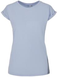 Build Your Brand Laza női póló felhajtott ujjakkal - Világoskék | S (BY021-1000391023)