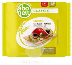 Abonett extrudált kenyér rozsos 100g /12/ - delfinbuvar