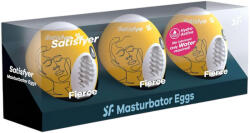 Satisfyer Egg Fierce - tojás maszturbátor szett (3db) (NK4049369043460)