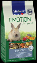 Vitakraft Emotion Sensitive All Ages Rabbit | Teljes értékű eledel gabonamentes - törpenyulak számára - 600 g