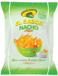 El Sabor Nacho chips hagym. -tejföl. 100g - delfinbuvar