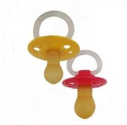 Hopp Játszócumi rózsaszín/sárga latex cseresznye (méret: 2) 6+ hó - diaper