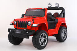Mamido Elektromos játékautó SPEED 2.0 - 4x4 piros | 180 W | ÉVA | LED | 2, 4 GHz | Öko bőr | 12V7Ah (S-HZBB6668-RED) - mamido