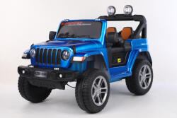 Mamido Elektromos játékautó SPEED 2.0 - 4x4 kék | 180 W | ÉVA | LED | 2, 4 GHz | Öko bőr | 12V7Ah (S-HZBB6668-BLUE) - mamido