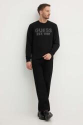 GUESS felső BEAU fekete, férfi, nyomott mintás, M4YQ08 K9Z21 - fekete M