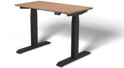 Liftor Expert, 118x60x2, 5 cm, Bramberg fenyő, Bramberg fenyő/Fekete, állítható magasságú asztal