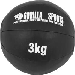 Gorilla Sports Medicinlabda 3 kg fekete (100783-00019-0008) - gorillasports